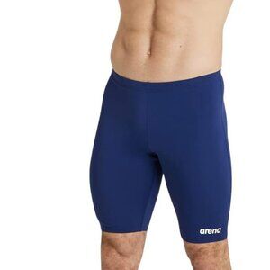 NWT Arena Men's Blue Solid Swim Jammer MaxLife Athletic Swimwear SZ 26